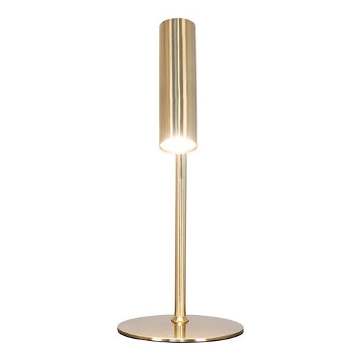 Lampada da tavolo, 20 x 20 x 47 cm, in acciaio dorato | Collezione Parigi