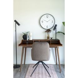 Lampada da tavolo, 20 x 20 x 47 cm, in acciaio nero | Collezione Parigi