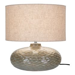 Lampada da tavolo, 36 x 36 x 44 cm, in ceramica verde | Collezione Oldham