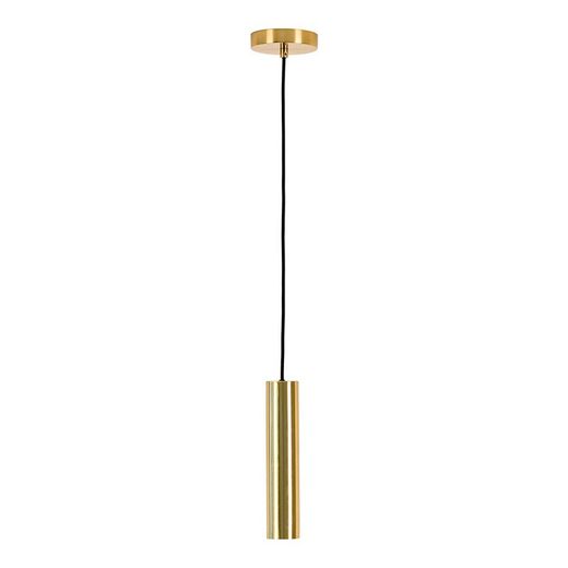 Lampada da soffitto, 6 x 6 x 28 cm, in acciaio dorato | Collezione Parigi