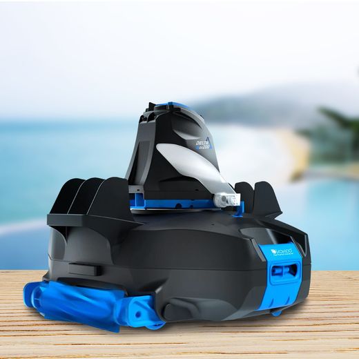 Automatischer Poolreinigungsroboter mit Akku 90 min Kokido Delta 200 RX mit Walze, ohne Kabel
