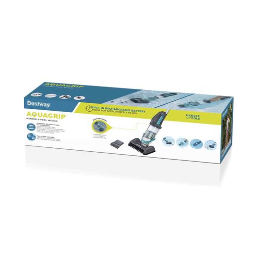 Aspirateur de piscine sans fil Bestway AquaGrip pour piscines jusqu'à 610 cm