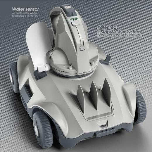 Robot de nettoyage de piscine Kokido Manga X, batterie, plastique gris, 90 min