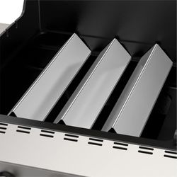 Barras Weber Flavorizer para Genesis 300, acero inoxidable, botones laterales