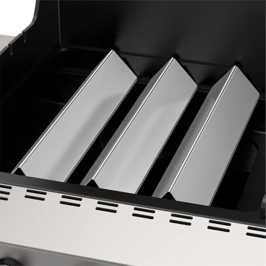 Barras Weber Flavorizer para Genesis 300, acero inoxidable, botones laterales