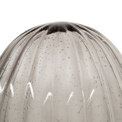 Lámpara de mesa, Ø23 x 58 cm, de vidrio smoky