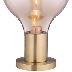 Lampada da tavolo, Ø30 x 49 cm, in vetro ambra | Collezione Laugo