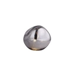 Lámpara de mesa, Ø36 x 32 cm, de vidrio rojo