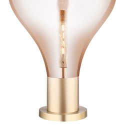 Lampada da tavolo, Ø40 x 53 cm, in vetro ambra | Collezione Triz