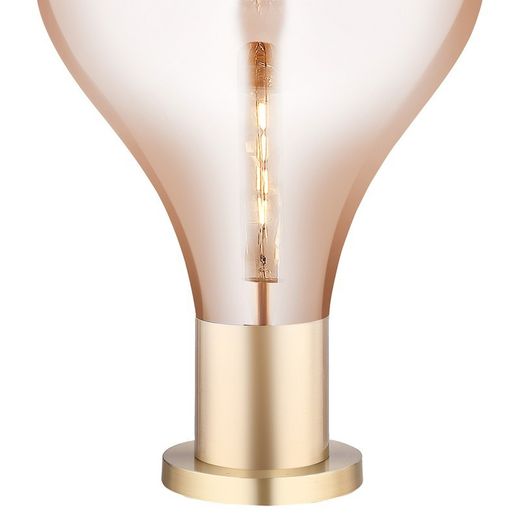 Lampada da tavolo, Ø40 x 53 cm, in vetro ambra | Collezione Triz