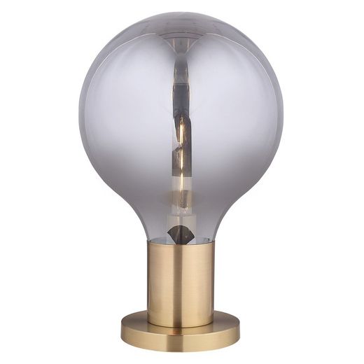 Lampada da tavolo, Ø40 x 53 cm, in vetro fumé | Collezione Laugo