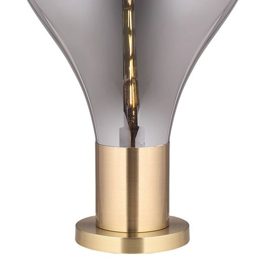 Lampada da tavolo, Ø40 x 53 cm, in vetro fumé | Collezione Triz