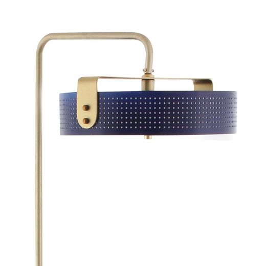 Lampada da terra, Ø 50 x 150 cm, in metallo | Collezione Mohica Blu