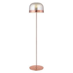 Lámpara de pie, Ø36 x 175 cm, de vidrio perla oro rosa | Colección Raychel