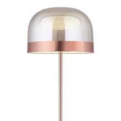 Lámpara de pie, Ø36 x 175 cm, de vidrio perla oro rosa | Colección Raychel