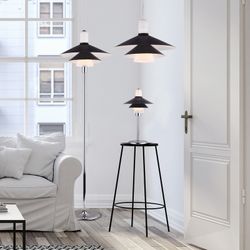 Lámpara de techo, Ø20 x 160 cm, de Vidrio marrón  | Colección Coffee