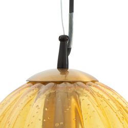 Lámpara de techo, Ø23 x 160 cm, de vidrio ámbar  | Colección Manict