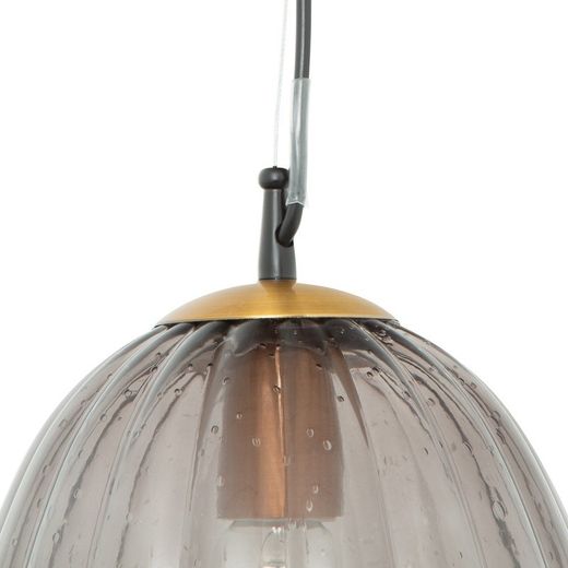 Lámpara de techo, Ø23 x 160 cm, de vidrio smoky  | Colección Hatann