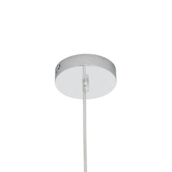 Lámpara de techo, Ø28 x 166 cm, de vidrio rojo