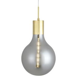 Lámpara de techo, Ø30 cm, de vidrio smoky  | Colección Laugo