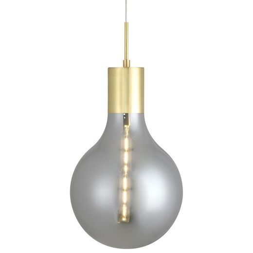 Lámpara de techo, Ø30 cm, de vidrio smoky  | Colección Laugo