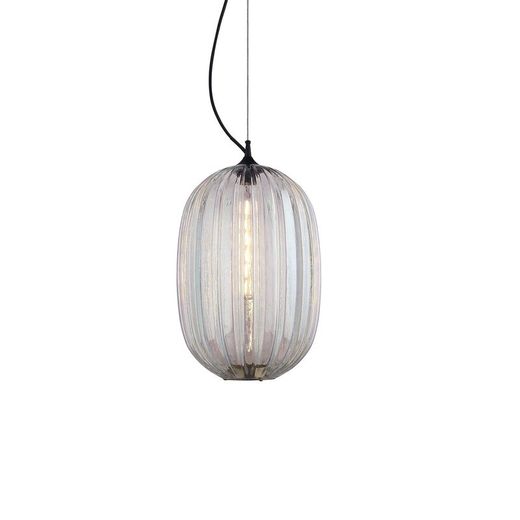 Lampada a sospensione, Ø32 x 160 cm, in vetro trasparente