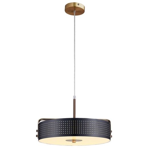 Lampada da soffitto, Ø40 cm, nera | Collezione Mohica