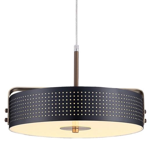 Lampada da soffitto, Ø40 cm, nera | Collezione Mohica