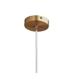 Lampada a sospensione, Ø40 x 50 cm, in vetro ambra | Collezione Triz