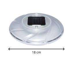 Luz Flotante LED Solar Bestway 18 cm para Piscina y Spa