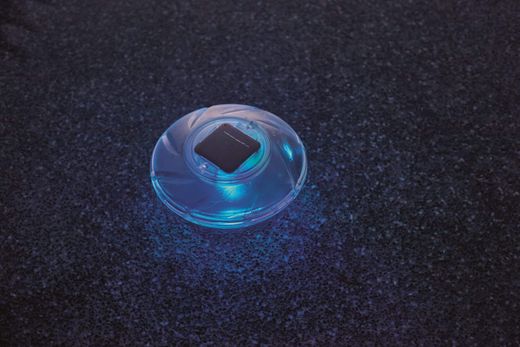 Luz Flotante LED Solar Bestway 18 cm para Piscina y Spa