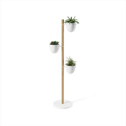 Porta-pianta, 44,5 x 44,5 x 139 cm, in legno bianco | Collezione Floristand