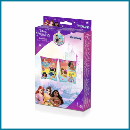 Braslets Gonflables Enfants 3-6 Ans Bestway Princesses Disney 17x12 cm