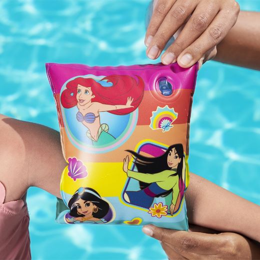 Braslets Gonflables Enfants 3-6 Ans Bestway Princesses Disney 17x12 cm