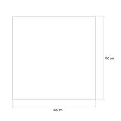 Schutzmatte Gre für runde Pools 350-400 cm, weißer Polyester