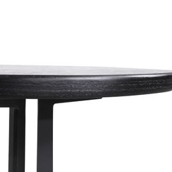 Tavolino, Ø45 x 45 cm, in legno nero | Collezione Little Oslo