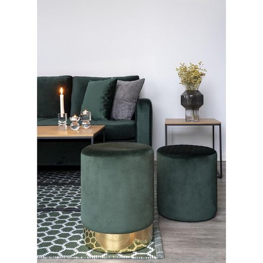 Tavolino quadrato, 45 x 45 x 45 cm, in legno e acciaio in rovere e nero | Collezione Vita