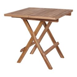 Tavolo da giardino quadrato, 50 x 50 x 50 cm, in legno di teak naturale | Collezione Bilbao