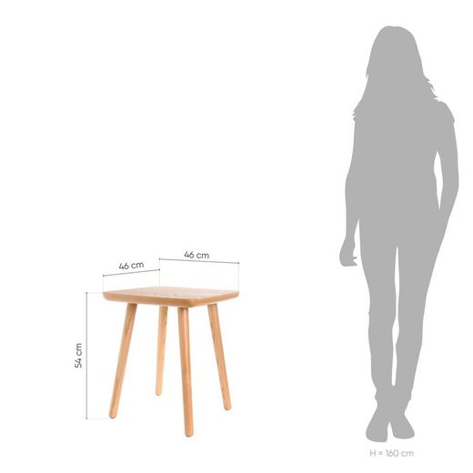 Tavolino in legno di frassino | Collezione Lezquer