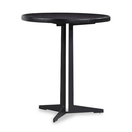 Tavolino, Ø50 x 53 cm, in legno nero | Collezione Big Oslo