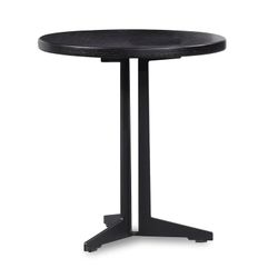 Tavolino, Ø50 x 53 cm, in legno nero | Collezione Big Oslo