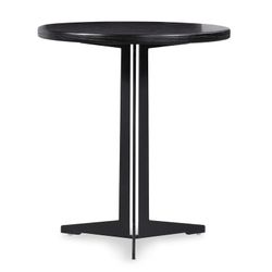 Tavolino, Ø50 x 53 cm, in legno nero | Collezione Big Oslo