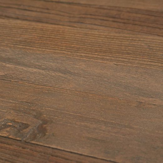 Tavolino, Ø50 x 59 cm, in olmo riciclato e acciaio in finitura naturale e argento | Collezione Gype