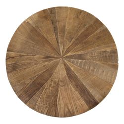 Tavolino, Ø50 x 60 cm, in legno di olmo riciclato