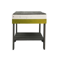 Mesa auxiliar infantil Lys para cocinita Outdoor Toys, tapa abatible, madera maciza
