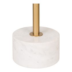 Runder Beistelltisch, 51 x 51 x 52 cm, aus vergoldetem Stahl | Kollektion Lecco
