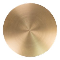 Runder Beistelltisch, 51 x 51 x 52 cm, aus vergoldetem Stahl | Kollektion Lecco