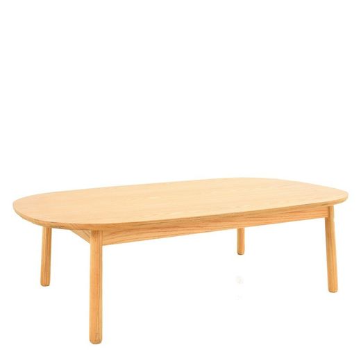 Tavolo da salotto, 110 x 70 x 32,5 cm, in legno di frassino | Collezione Serie Lezquer