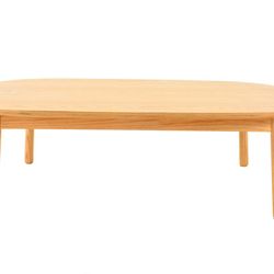 Tavolo da salotto, 110 x 70 x 32,5 cm, in legno di frassino | Collezione Serie Lezquer