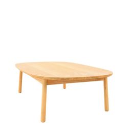 Tavolo da salotto, 110 x 70 x 32,5 cm, in legno di frassino | Collezione Serie Lezquer